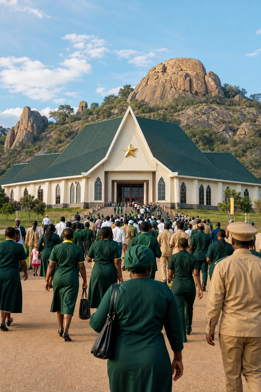 Congregation gathered for worship
